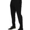 Dolce & Gabbana Dark Gray Viscose Dress Men Pants
