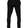 Dolce & Gabbana Dark Gray Viscose Dress Men Pants