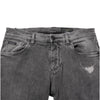 Dolce & Gabbana Gray Cotton Logo Plaque Men Denim Jeans