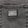 Dolce & Gabbana Gray Cotton Logo Plaque Men Denim Jeans