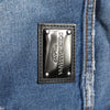 Dolce & Gabbana Blue Washed Cotton Logo Plaque Denim Jeans