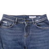 Dolce & Gabbana Blue Cotton Logo Plaque Skinny Men Denim Jeans