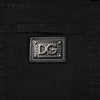 Dolce & Gabbana Dark Blue Cotton Logo Plaque GOLD Denim Jeans
