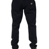 Dolce & Gabbana Black Cotton Tapered Denim Jeans