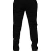Dolce & Gabbana Black Cotton Skinny Men Denim Jeans