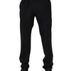 Dolce & Gabbana Black Wool Formal Dress Pants