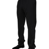 Dolce & Gabbana Black Wool Formal Dress Pants