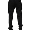 Dolce & Gabbana Black Wool Formal Dress Pants