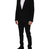 Dolce & Gabbana Black MARTINI Single Breasted 2 Piece Suit