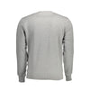 North Sails Gray Cotton Men Sweater