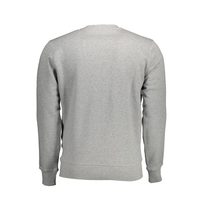 North Sails Gray Cotton Men Sweater