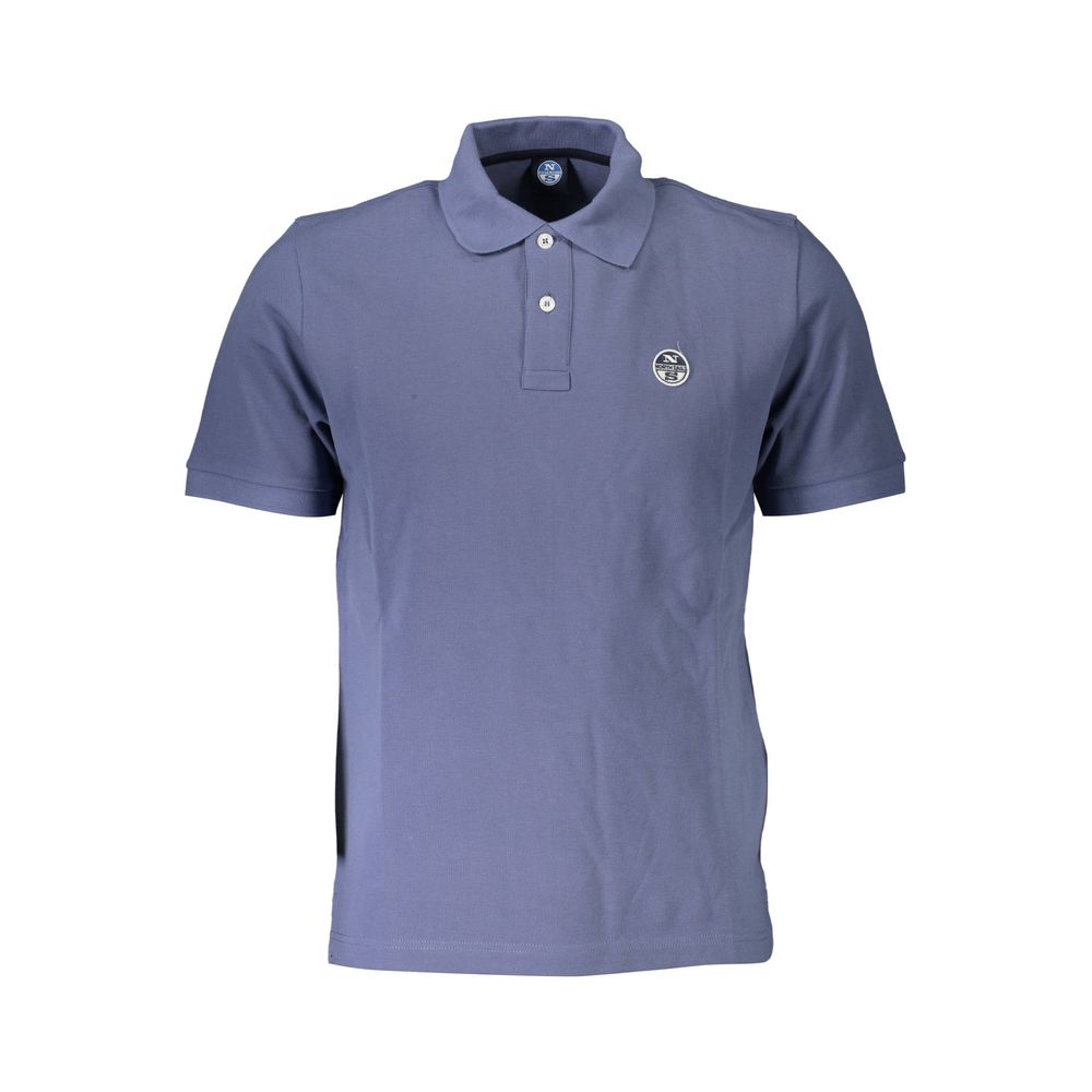 North Sails Blu Cotton Mens Polo Shirt