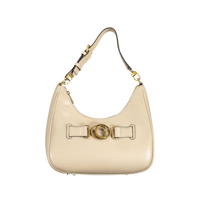 Guess Jeans Beige Polyurethane Women's Shoulder Bag