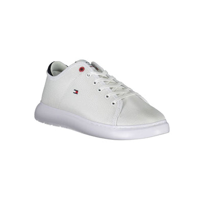 Tommy Hilfiger White Polyester Men Sneaker