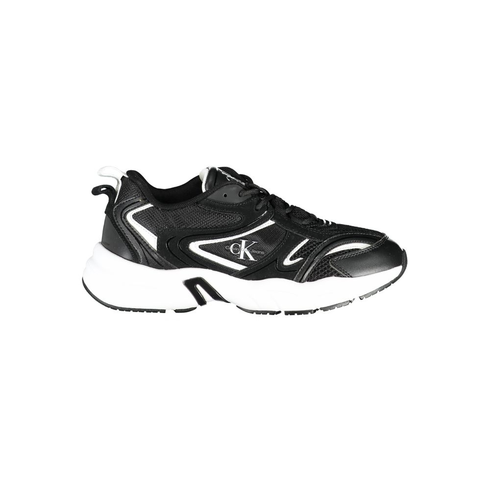 Calvin Klein Black Polyurethane Women Sneaker