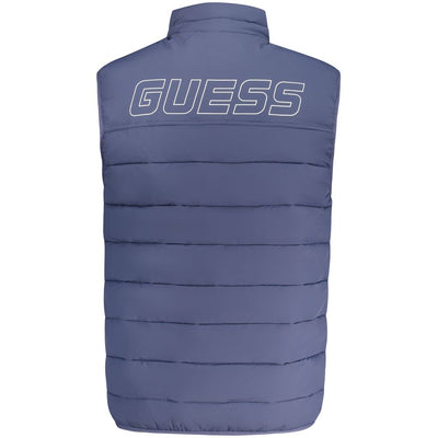 Guess Jeans Blue Spandex Men Jacket