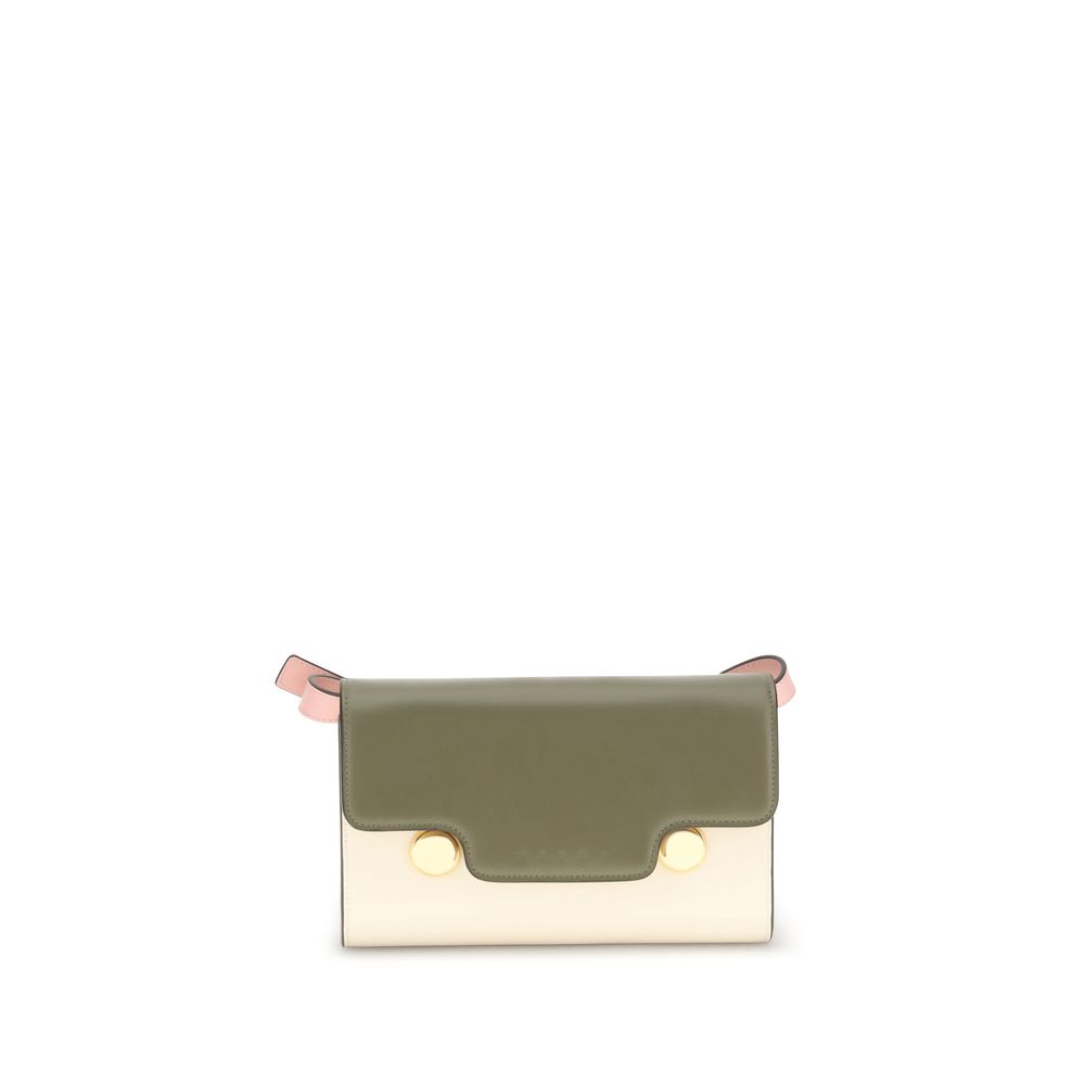 Marni Multicolor Calf Leather Bos Taurus Shoulder Bag