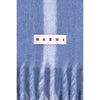 Marni Light Blue Wool Scarf