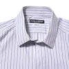 Dolce & Gabbana White Blue Striped Cotton GOLD Formal Shirt