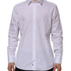 Dolce & Gabbana White Cotton GOLD Long Sleeves Formal Shirt