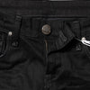Acht Black Cotton Slim Fit Denim Low Waist Denim Jeans