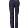 BENCIVENGA Purple Jacquard High Waisted Pants