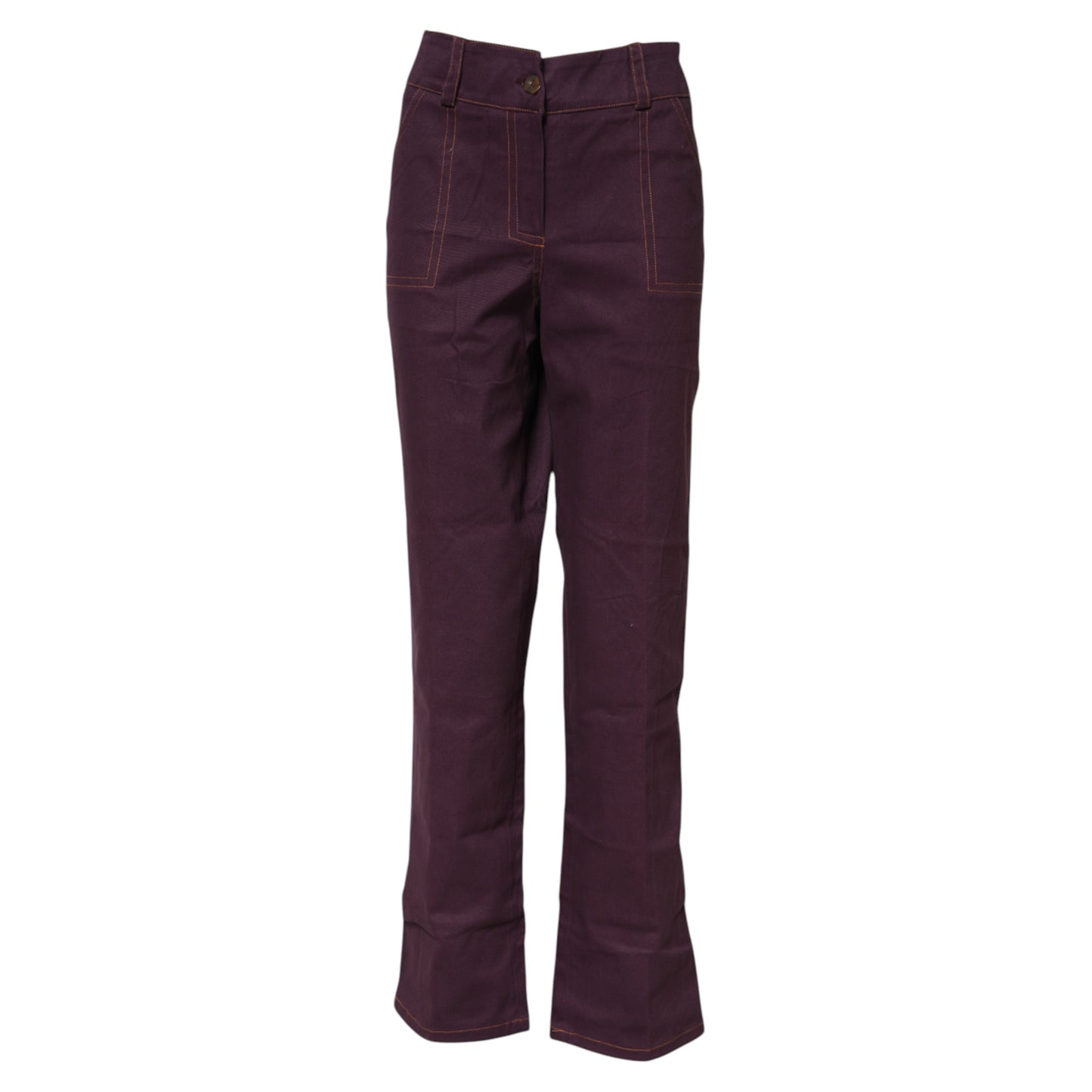 BENCIVENGA Purple High Waisted Tapered Pants