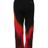 Dsquared² Black Red Cotton Straight Fit Jogger Pants