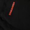 Dsquared² Black Red Cotton Straight Fit Jogger Pants
