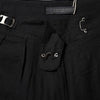 Ermanno Scervino Black Straight Fit High Waist Pants
