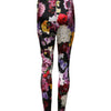 Dolce & Gabbana Multicolor Floral Legging Stretch Waist Pants