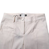 Dolce & Gabbana White Wool Tapered High Waist Pants