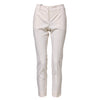 Dolce & Gabbana White Wool Tapered High Waist Pants