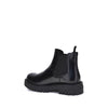 Prada Bos Taurus Chelsea Boots aus schwarzem Kalbsleder
