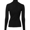 Dolce & Gabbana Black Cashmere Turtleneck Knitted Blouse Top