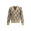 Burberry beige Wollstrickjacke