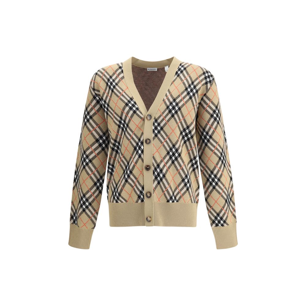 Burberry beige Wollstrickjacke