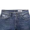 Dolce & Gabbana Blue Washed Skinny Cotton Tattered Denim Jeans