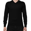 Dolce & Gabbana Dark Gray Embroidered Logo Pullover Sweater
