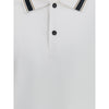 Ferragamo White Cotton Polo Shirt