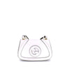 Gucci White Calf Leather Bos Taurus Handbag