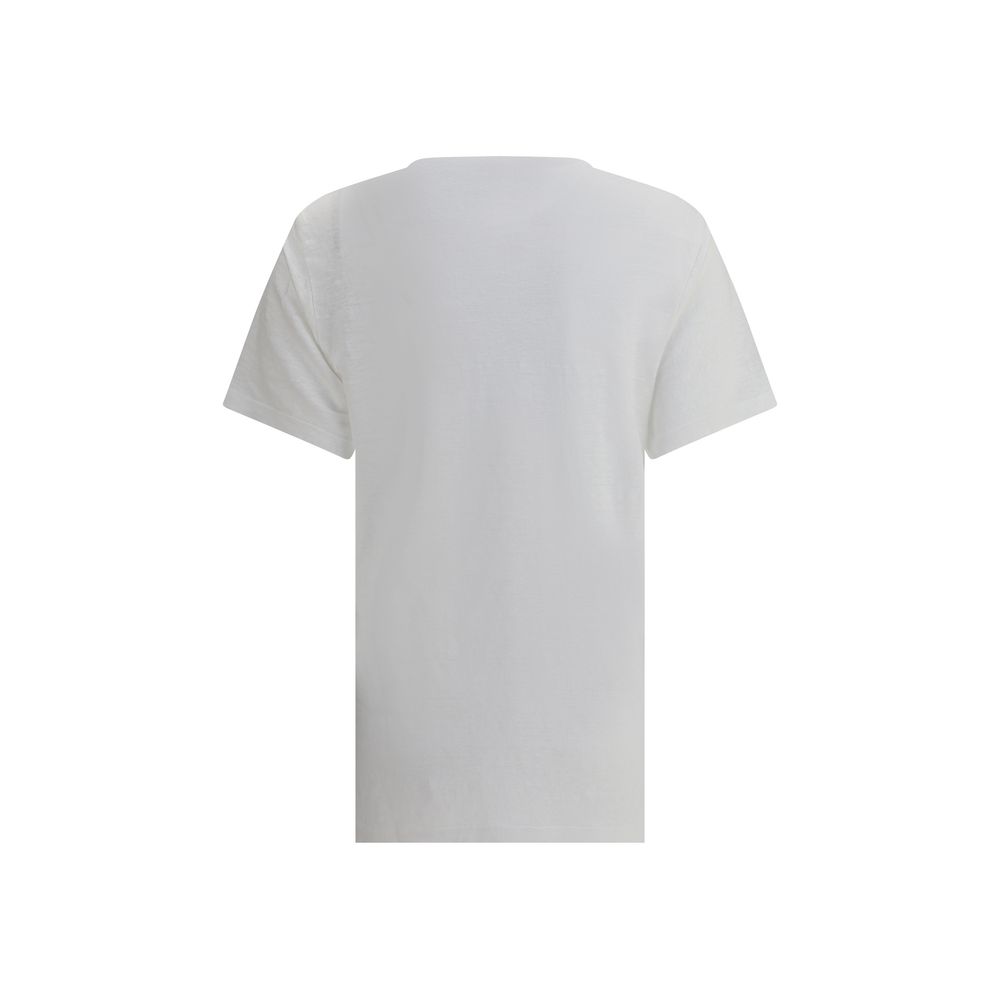 Marant Etoile Weißes Leinen-T-Shirt
