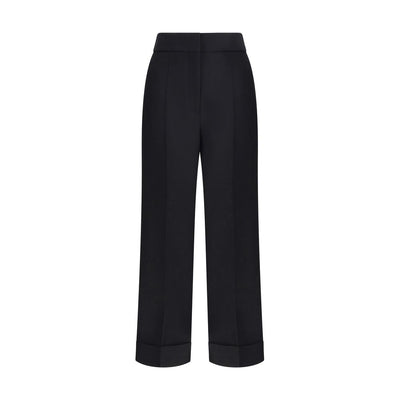 Valentino Black Wool Dress Pants