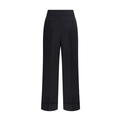 Valentino Black Wool Dress Pants