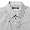 Dolce & Gabbana Gray Dotted Semi Fitted GOLD Men Formal Shirt