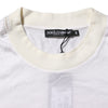 Dolce & Gabbana White Silk Crew Neck Long Sleeves T-shirt
