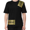 Dolce & Gabbana Black Logo Tape Cotton Men Crew Neck T-shirt