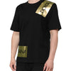 Dolce & Gabbana Black Logo Tape Cotton Men Crew Neck T-shirt