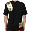 Dolce & Gabbana Black Logo Tape Cotton Men Crew Neck T-shirt
