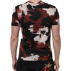 Dolce & Gabbana Multicolor Camouflage Men Crew Neck T-shirt